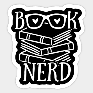 Book Nerd Love To Read Sticker